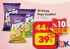 ETİ GONG POPS ÇEŞİTLERİ 110 G